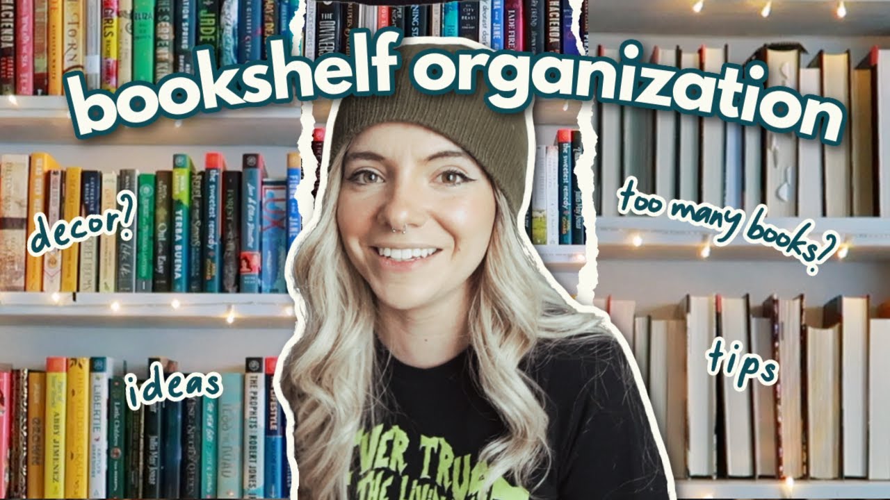 ✨ how to aesthetically organize bookshelves ✨
