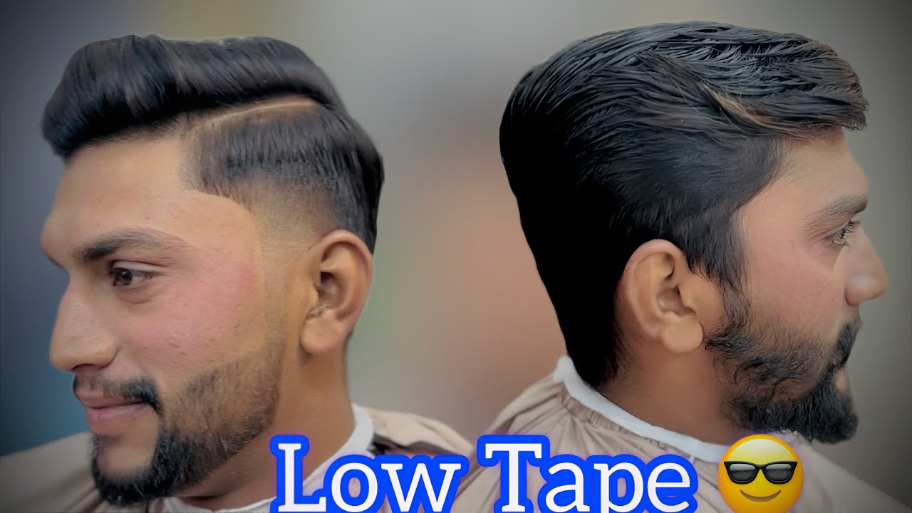 How to Low Tape Fade Hair cut 😎|