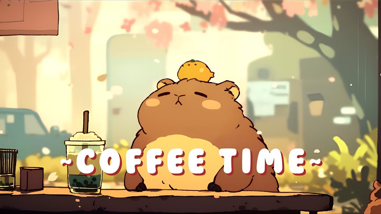 Capybara Chill Station - Relaxing Jazz Hop Collection ~ Zen Moments ~ 🦫 🌙 📖