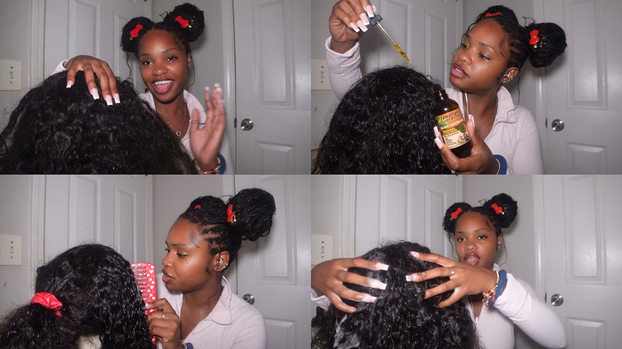 ASMR Playing With Your Hair & Massaging Your Scalp With Chewing Gum