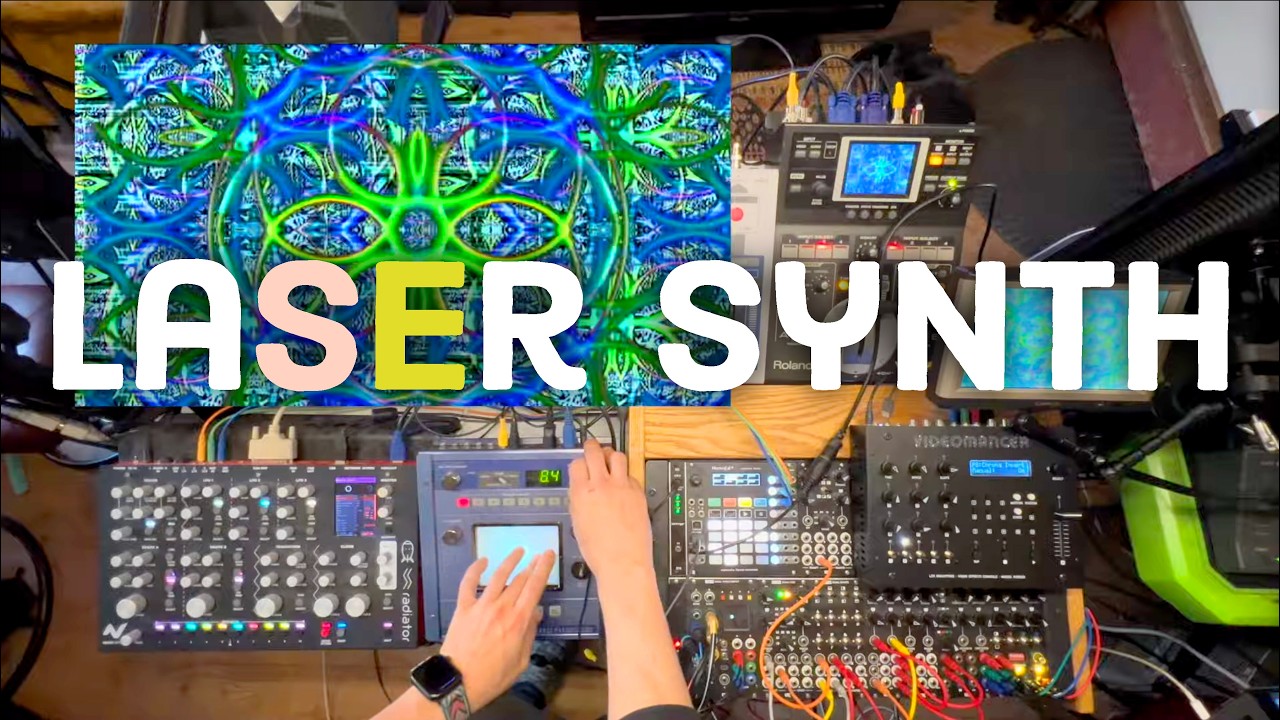 Building Laser Abstracts and Sending Them Into Infinity with Video Feedback ✨