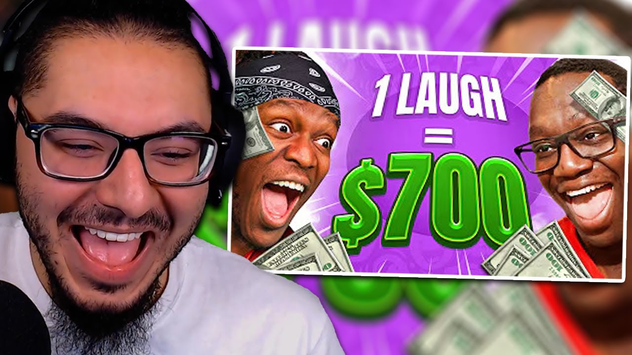KSI - TRY NOT TO LAUGH WITH DEJI | REACTION