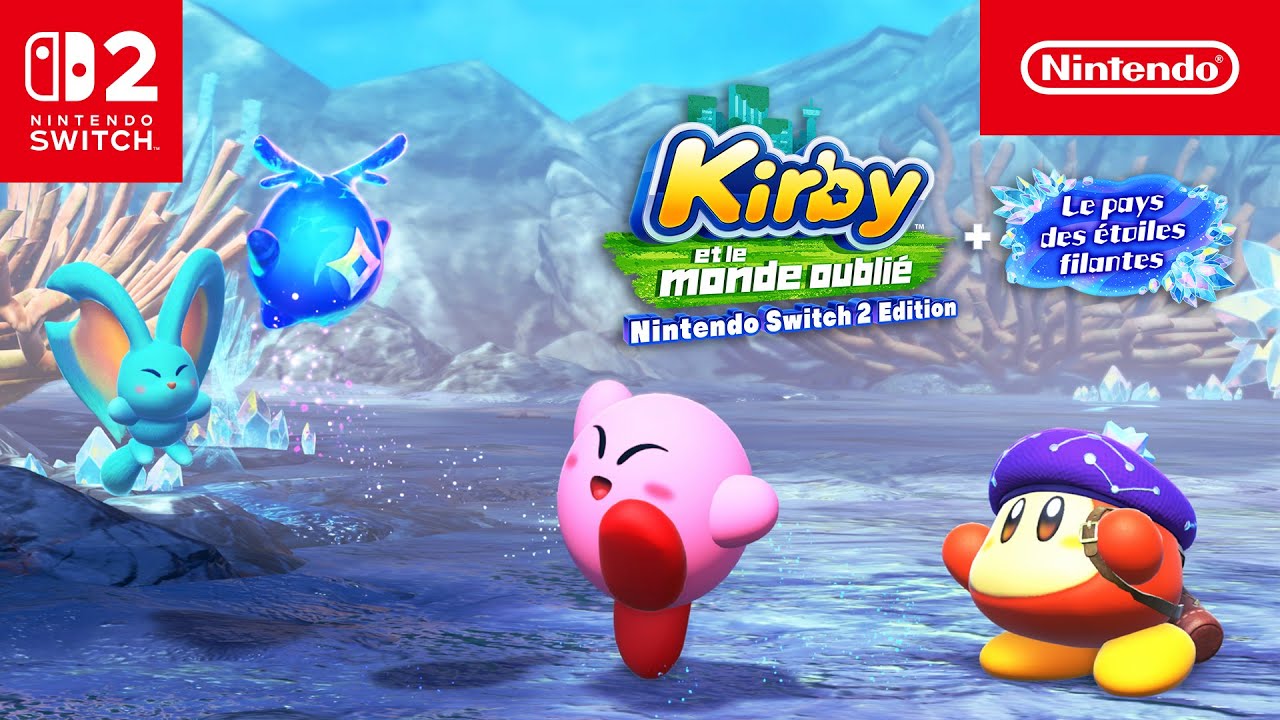 Kirby et le monde oublié – Nintendo Switch 2 Edition + Le pays des étoiles filantes – Bande-annonce