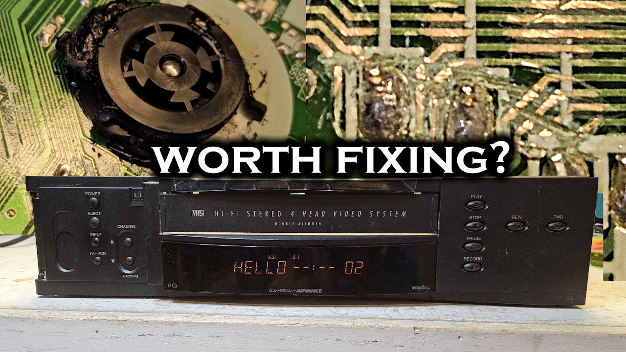 RCA VCR Repair (VR652HF from 1996)
