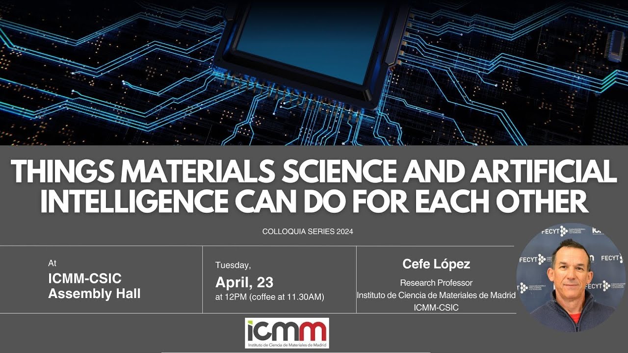 Things materials science and artificial intelligence can do for each other, by Cefe López 2024 04 23