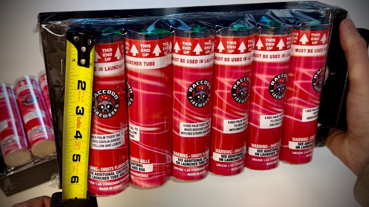 BEST CANISTER SHELLS I’VE HAD IN AWHILE - Tiger Force 6” Raccoon Fireworks