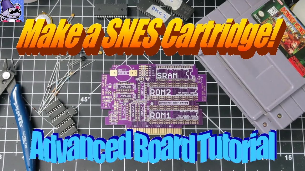 How to Make a SNES Cartridge (and Multi-cart Tutorial!)
