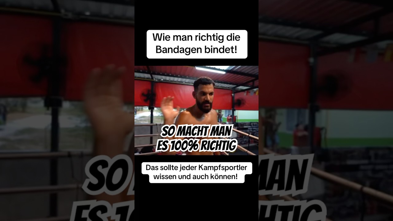 Anleitung | BANDAGEN RICHTIG BINDEN! #anleitung #bandage #richtig #kampfsport #sch&uuml;ler #wissen #easy