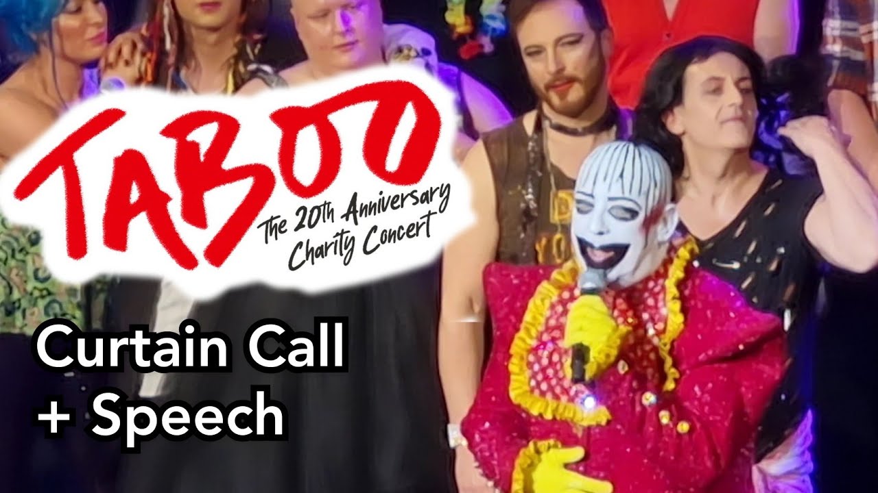 TABOO 20th Anniversary Concert | Finale, Curtain Call + Speech