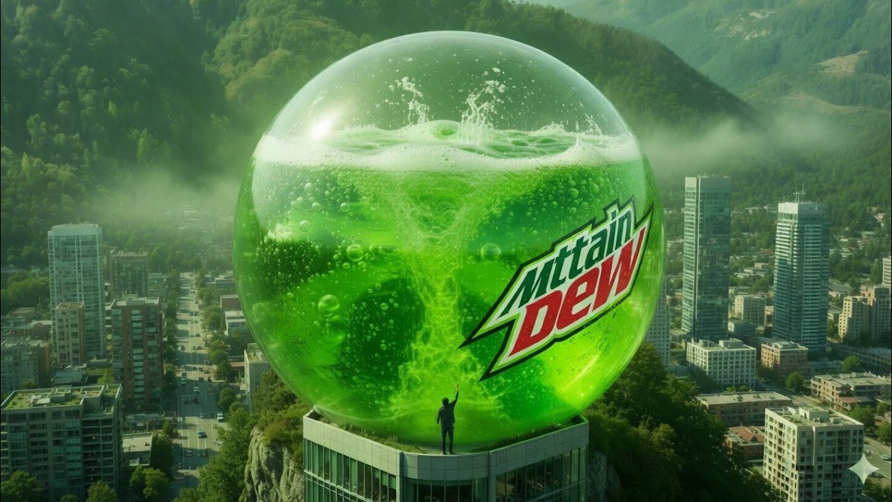 GIANT SODA SPHERE VS BUSY CITY TRAFFIC! 🥤🏙️ (Extreme Destruction)
