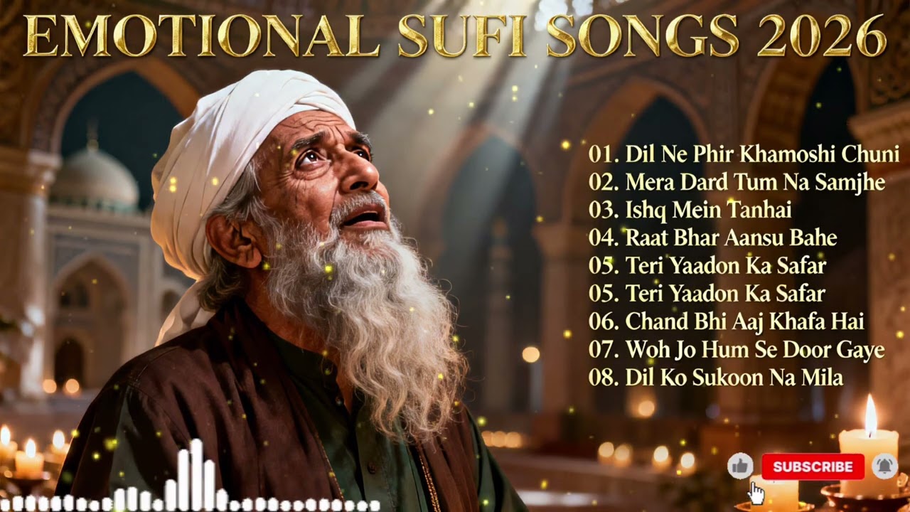 Non Stop Sufi Songs 💛 Heart Touching & Emotional Kalam | Soulful Islamic Sufi Music