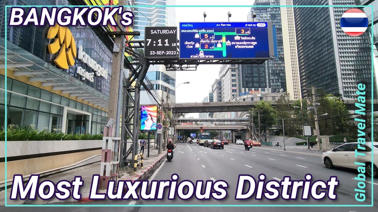 Exploring BANGKOK's Most Luxurious District 🇹🇭 Thailand