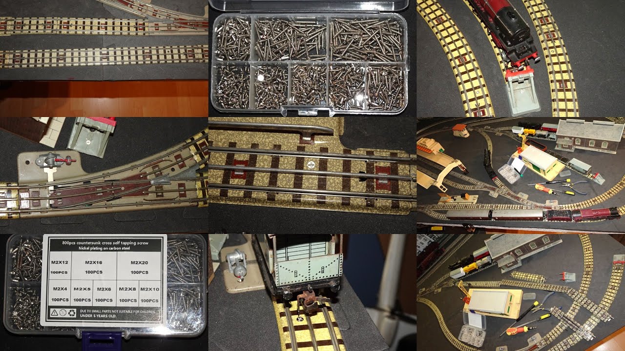 OO 179, Dublo 3 rail: Fixing Down Track