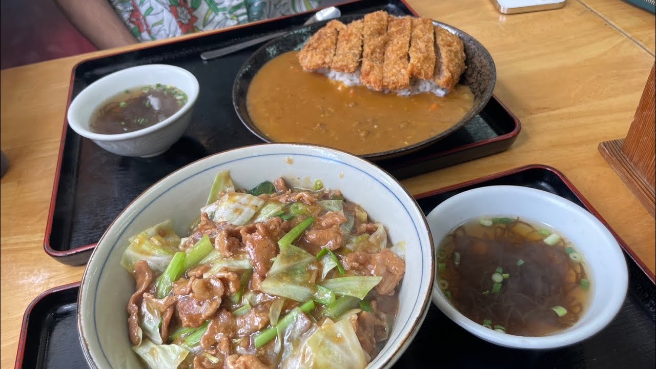 全品800円均一！港近くのボリューム満点の食堂に行ってきた！【激安食堂】【沖縄観光/那覇】