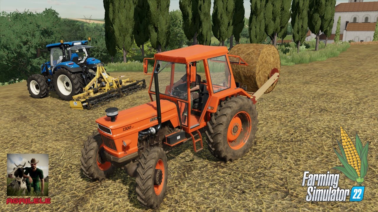 Spostiamo i Rotoli di Stocchi di Mais prima di trinciare 🌽 FS 22