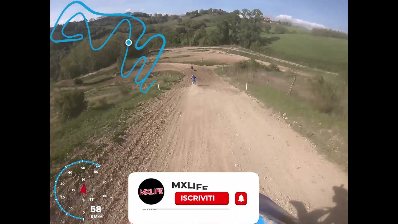 Pista motocross mx gualdo grello allenamento Mxlife con Scoiattolo