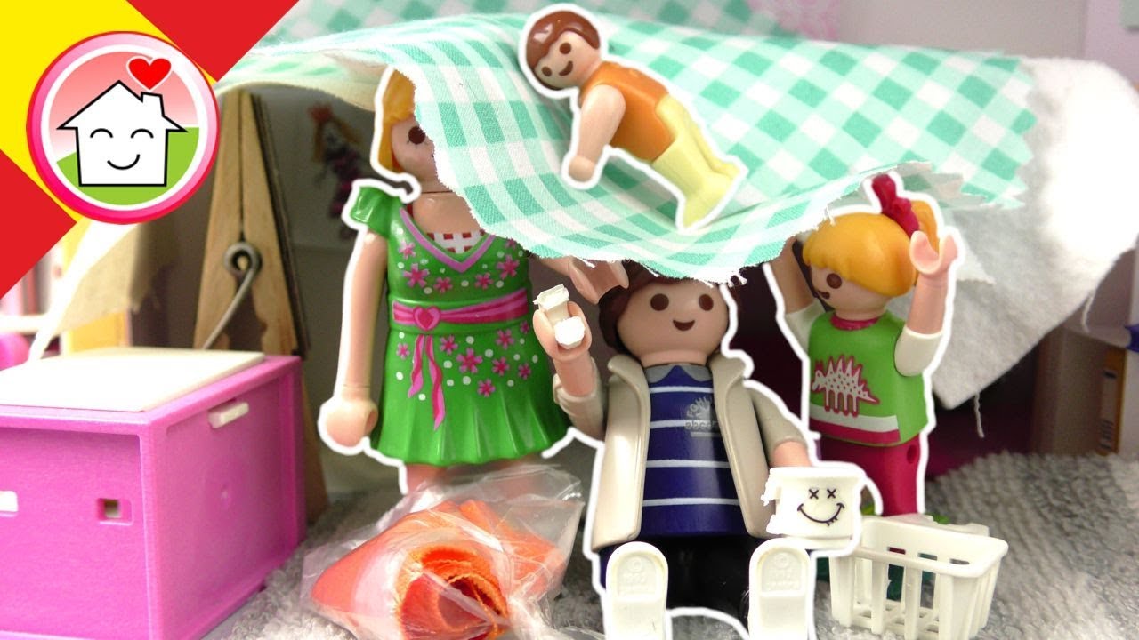 Playmobil en español La familia Hauser hace limpieza general