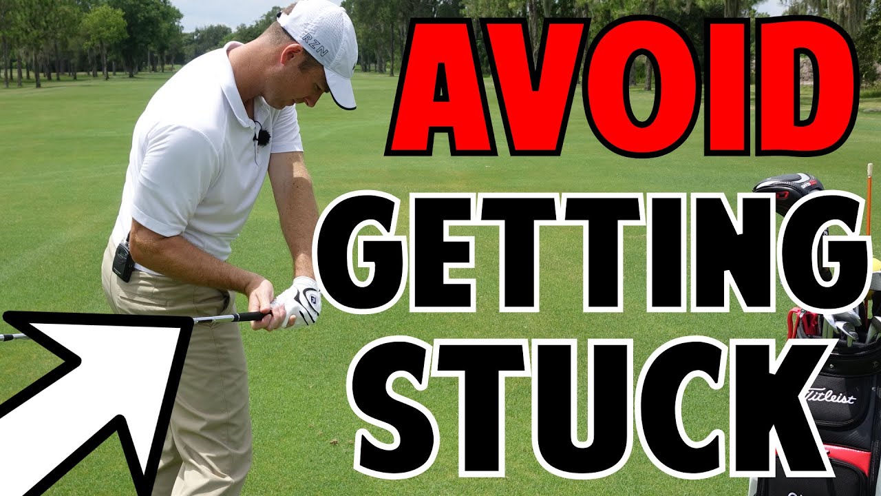 Avoid Getting Golf Clubs Stuck Behind You!