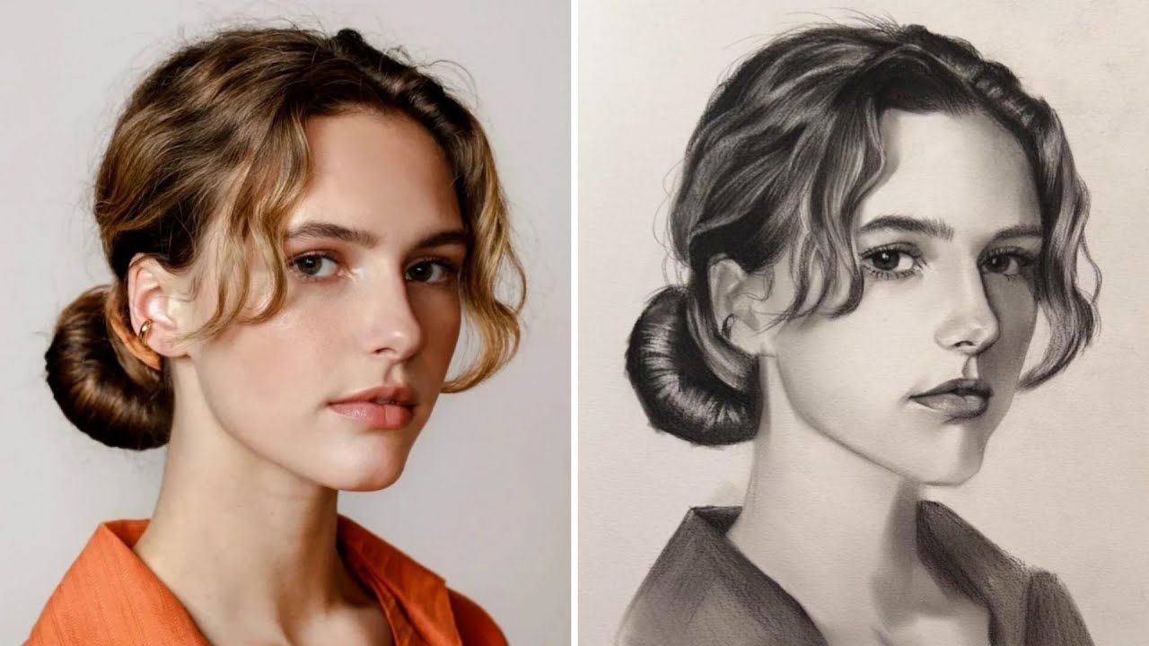 How to Draw A Beautiful Blonde Girl Step by Step || Realistic Portrait Sketch