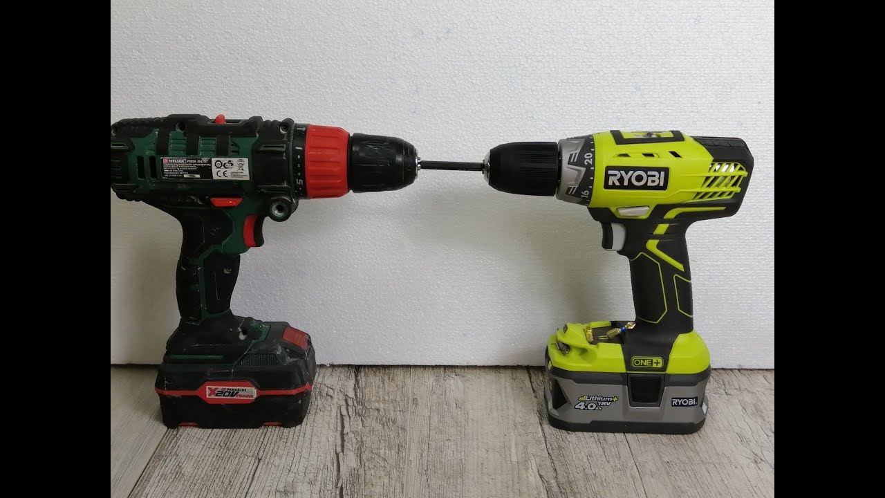 Parkside Vs Ryobi:Porównanie Wiertarko-wkrętarek