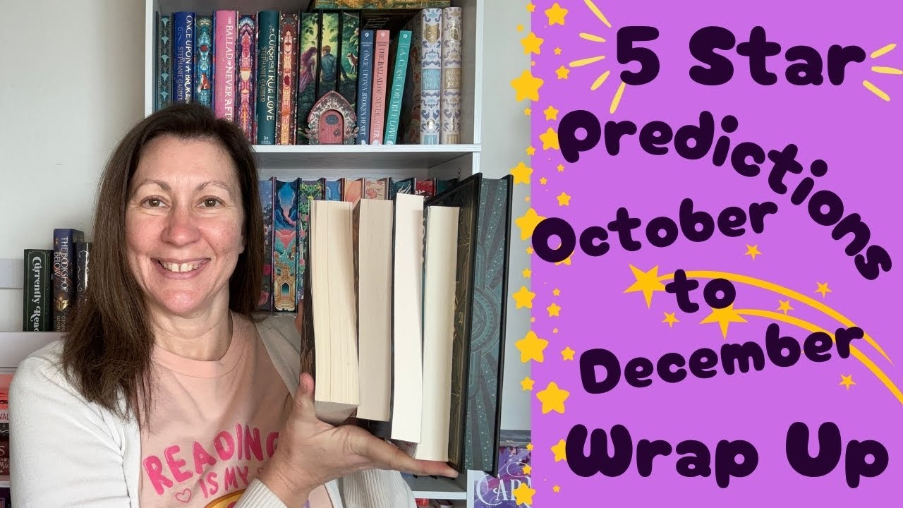 5 Star Predictions Book Wrap Up for October to December 2025 - Did I Beat My Reading Record?!