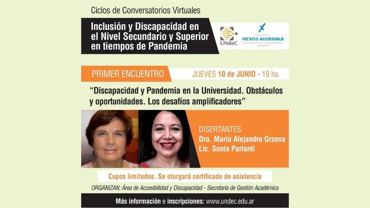 Ciclo de Conversatorios Virtuales 