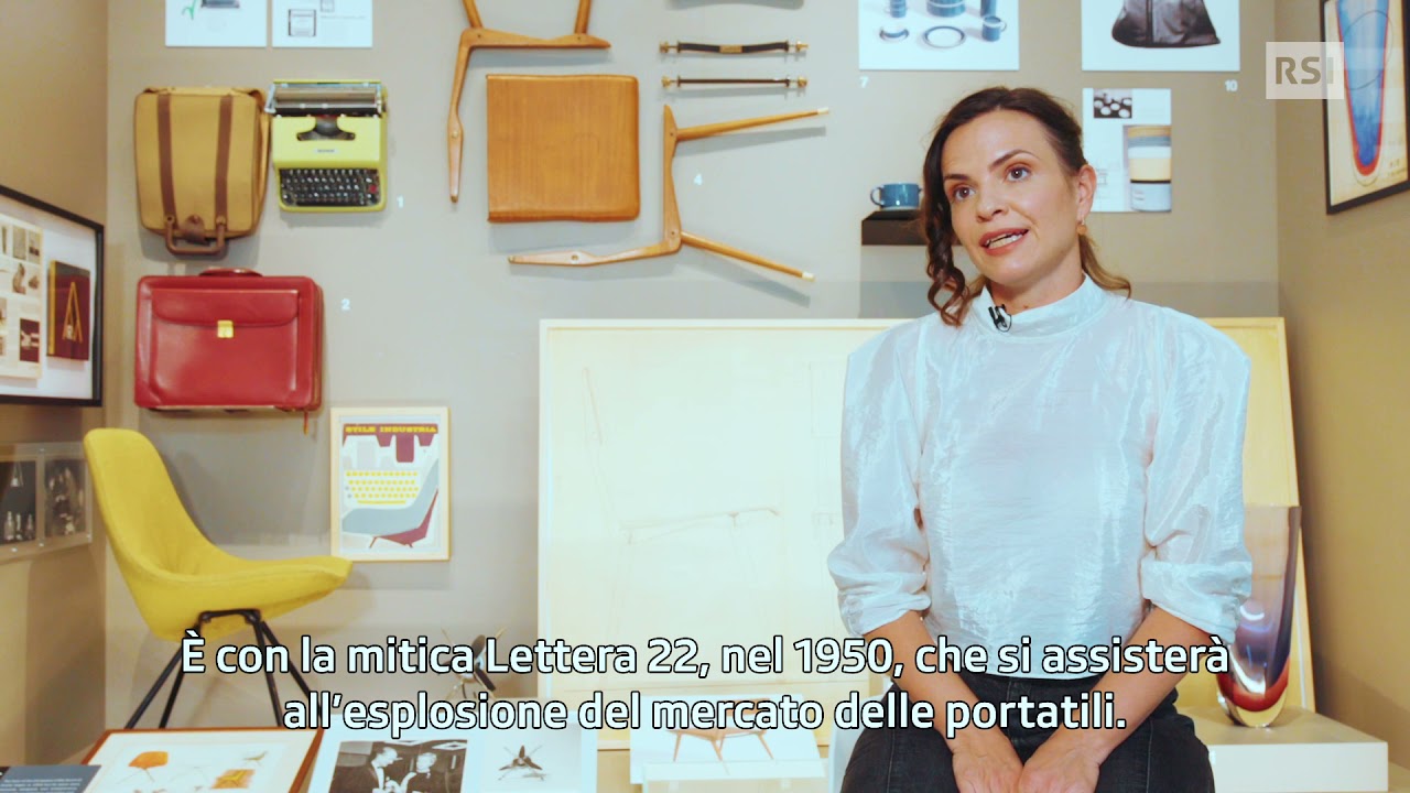 La Olivetti Lettera 22 all'ADI Design Museum di Milano | Giorgia Brusemini per Cult+ (RSI)