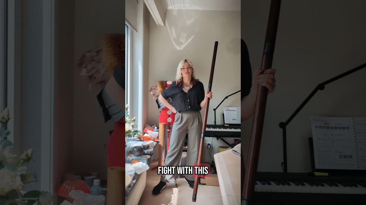 I finally got my first LARP staff!👏 Got my very own @Epic-Armoury wooden staff #larp