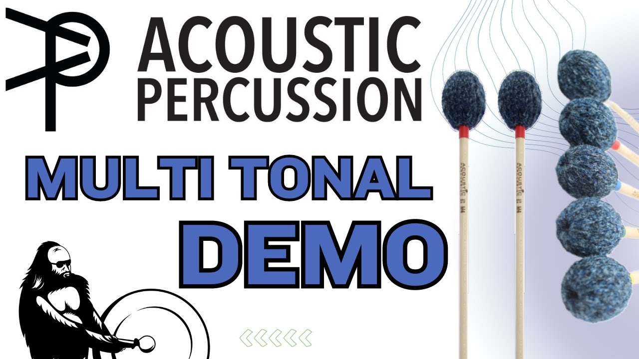 Acoustic Percussion Multi-Tonal Marimba Mallets - More Tones, Less Mallets