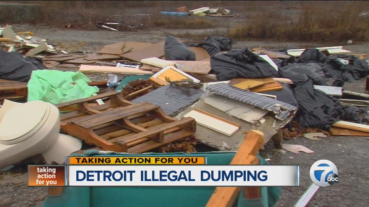 Detroit illegal dumping
