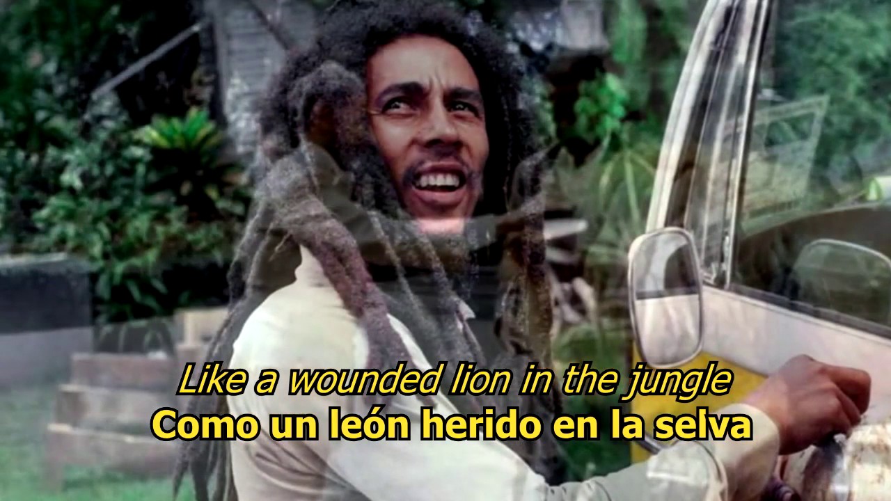 Wounded lion in the jungle - Bob Marley (LYRICS/LETRA) (Reggae)