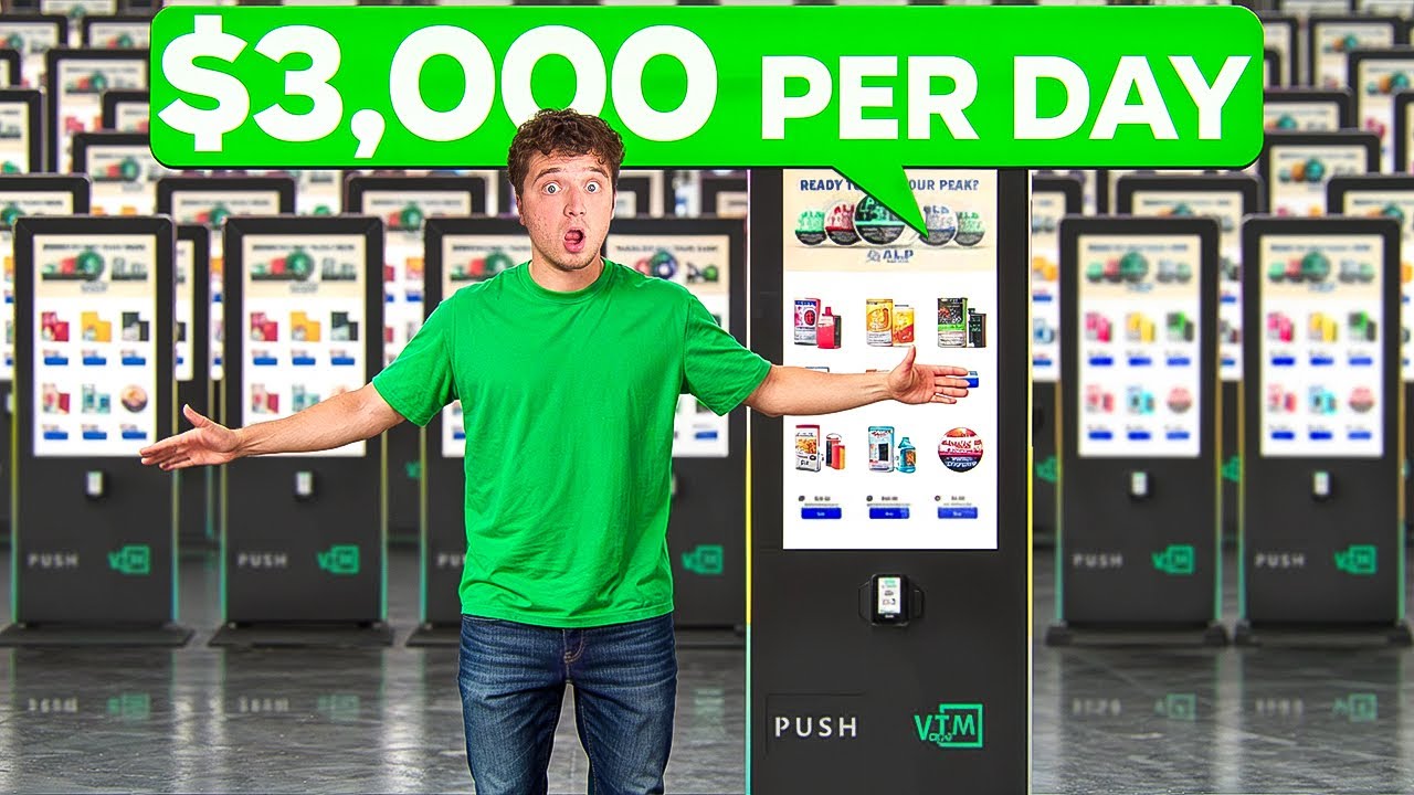 placing my 96th vape vending machine