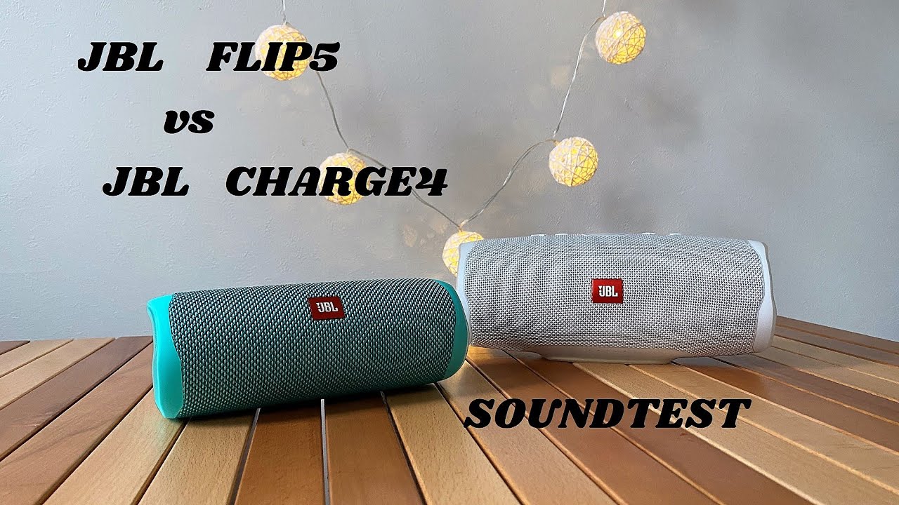 JBL FLIP5 vs CHARGE4 SOUNDTEST Comparison(比較)