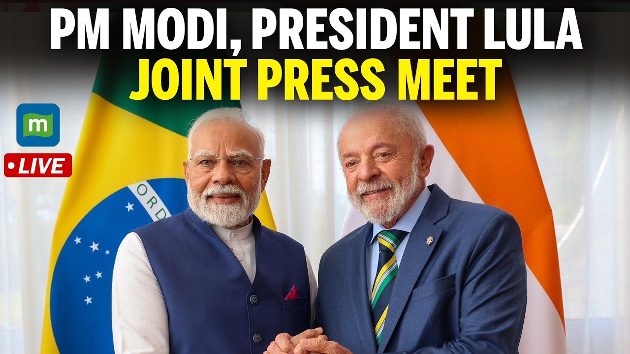 LIVE: PM Modi & President Lula Attend Joint Press Meet | Hyderabad House | New Delhi