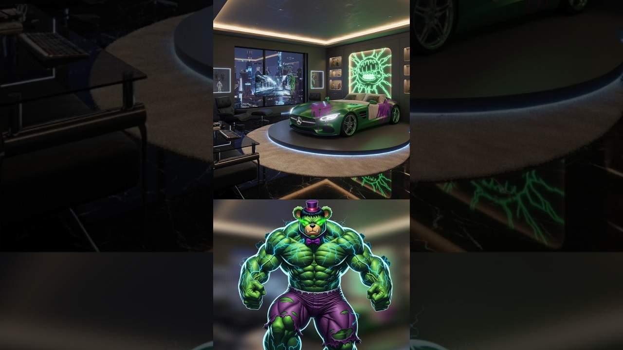 Ultimate Superhero Sports Car Bed 🚗 🛏️ Designs  Iron Man, Batman, Hulk, | Ultra Realistic Room Setup