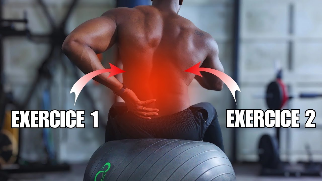 Douleurs Lombaires : 2 exercices efficaces pour les soulager avec un Swiss Ball