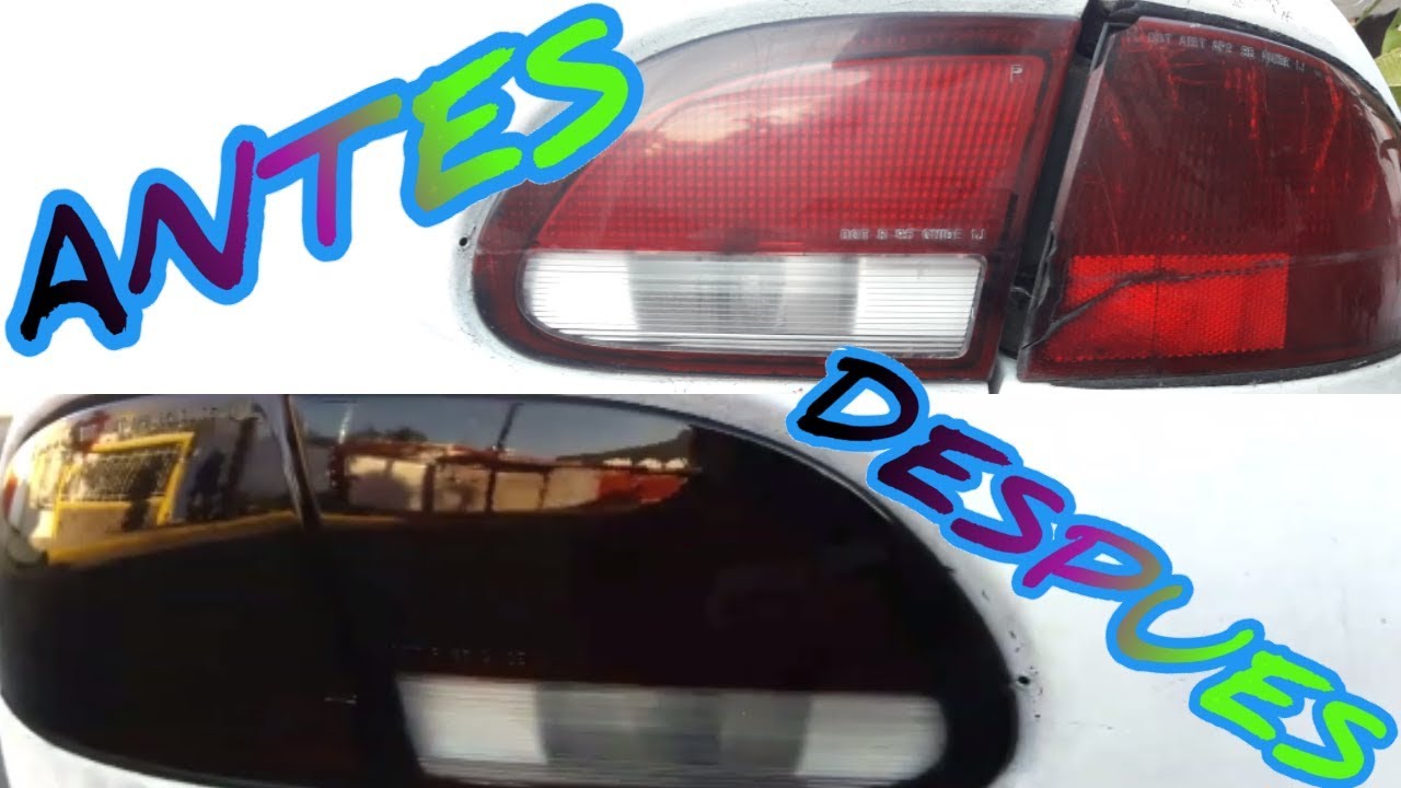 Como ahumar faros o calaveras