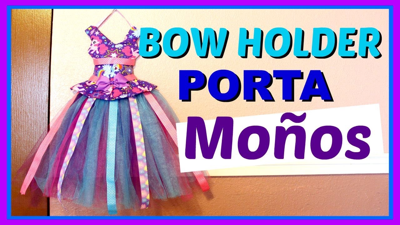 COMO HACER UN PORTA MOñOS , Organizador De Moños , Bow Holder