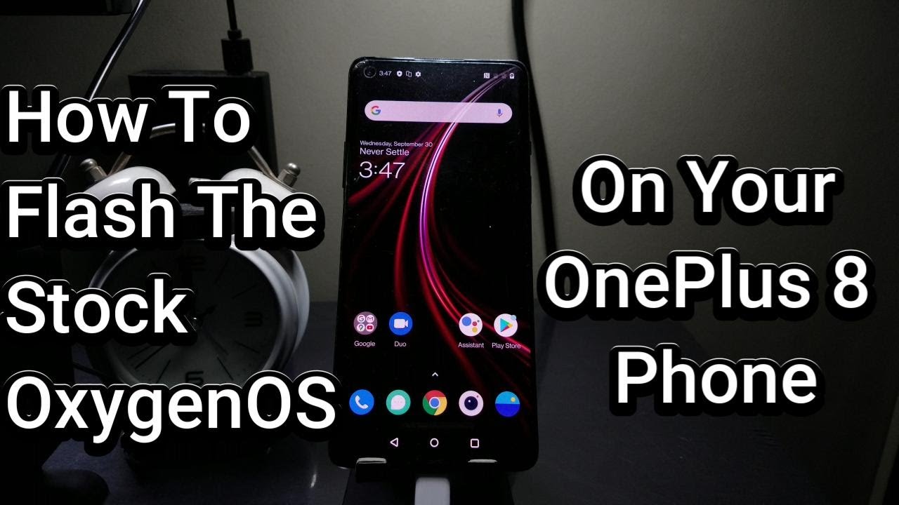 How To Flash The Stock OxygenOS ROM On Your OnePlus 8 Phone