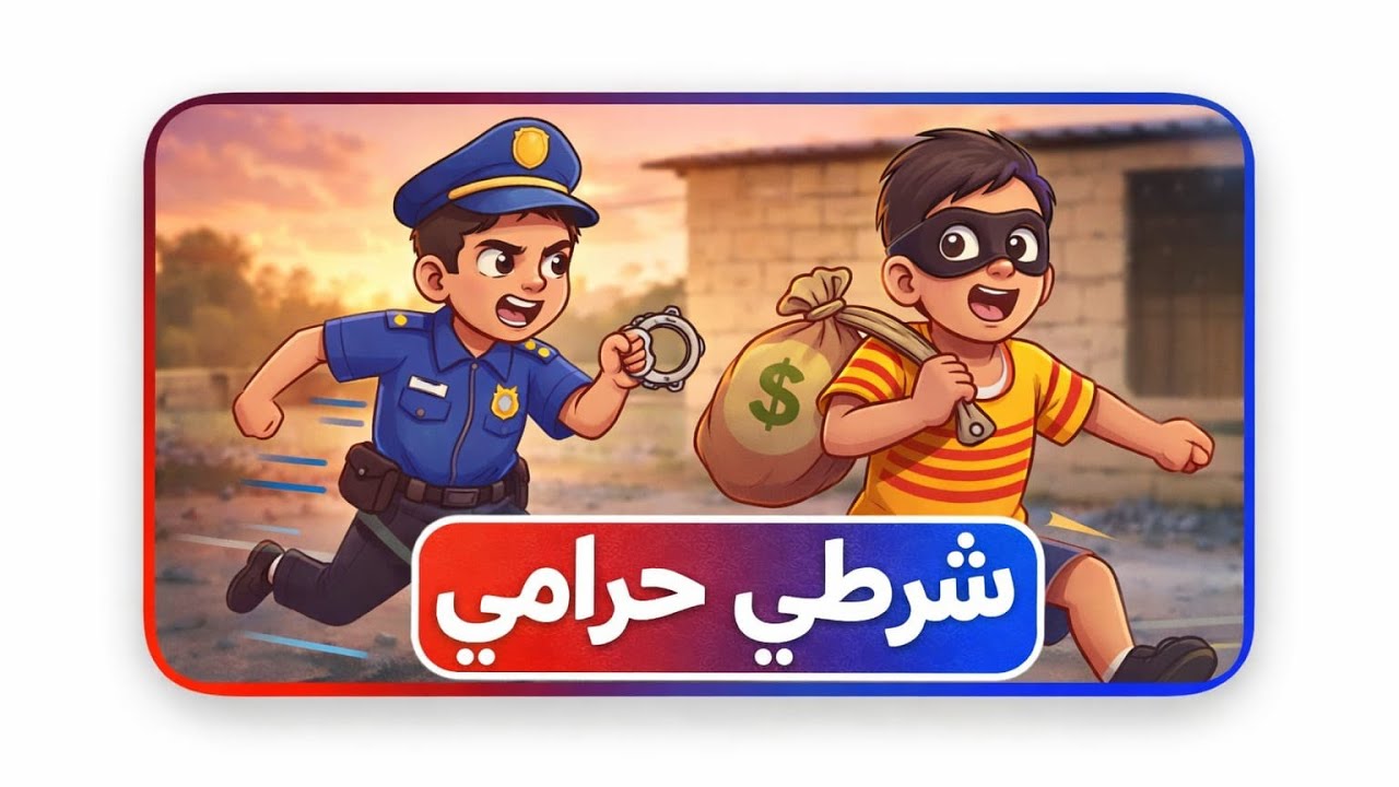 تحدي شرطي حرامي ‼️🚨مع شباب 🚓👮‍♀️#اكسبلور #تحدي #النظافه 🔥🔥