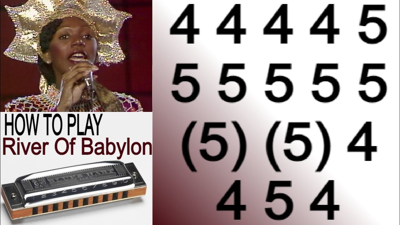 RIVER OF BABYLON HARMONICA ( C DIATONIC ), ARMÓNICA C, BLUES HARP C, GAITA DE BOCA C MUNDHARMONIKA C