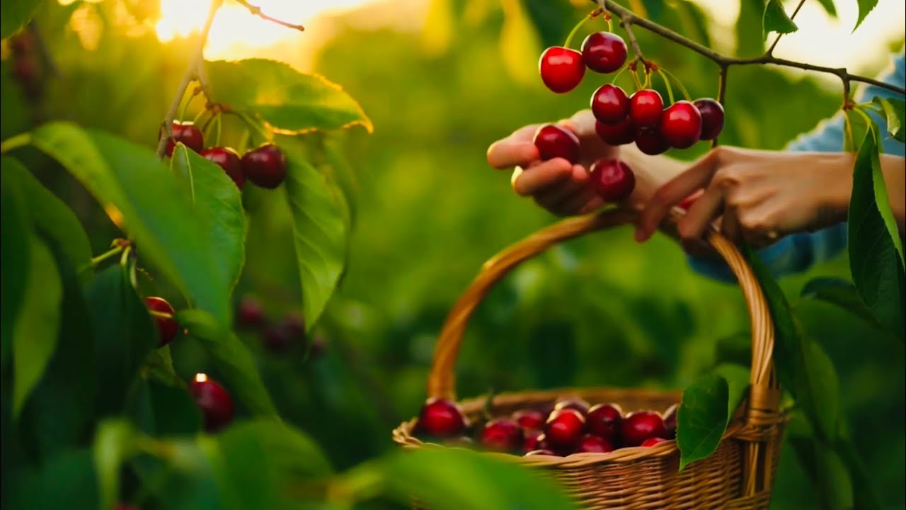 KEBUN BUAH CHERRY DI SWEDIA