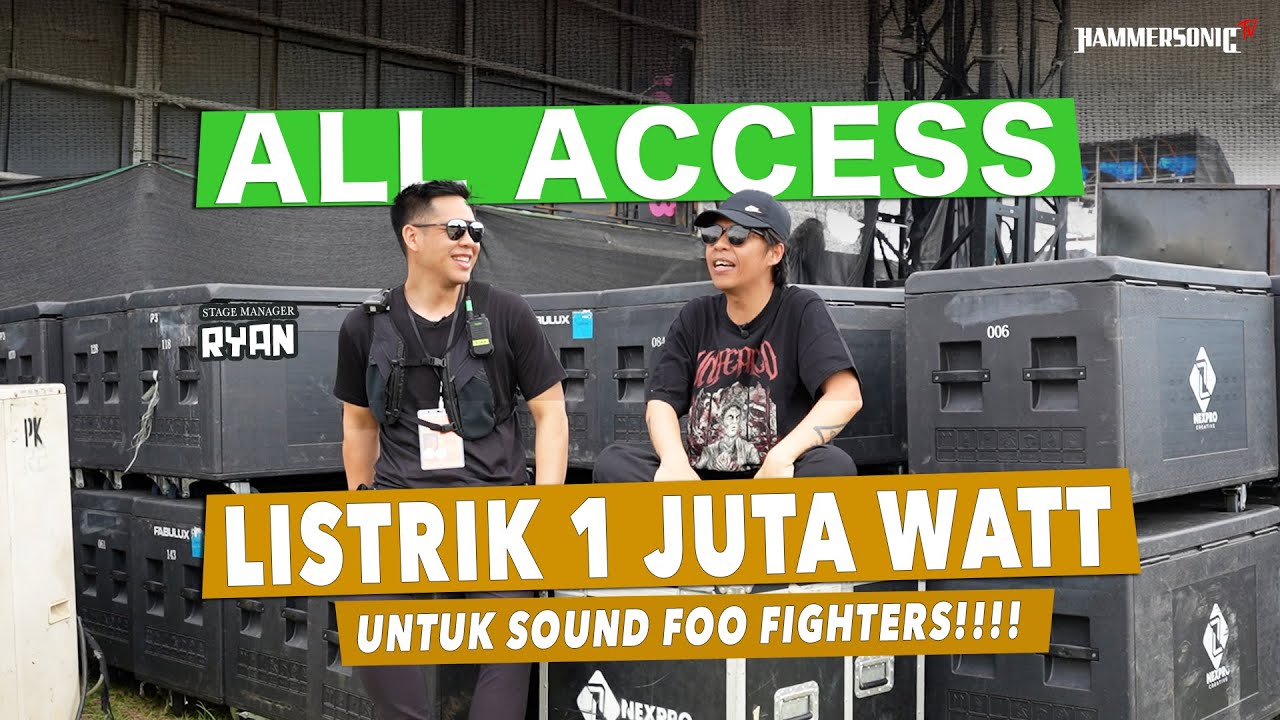 ALL ACCESS : GENSET FOO FIGHTERS JAKARTA BISA NYALAIN SATU KOTA??!!