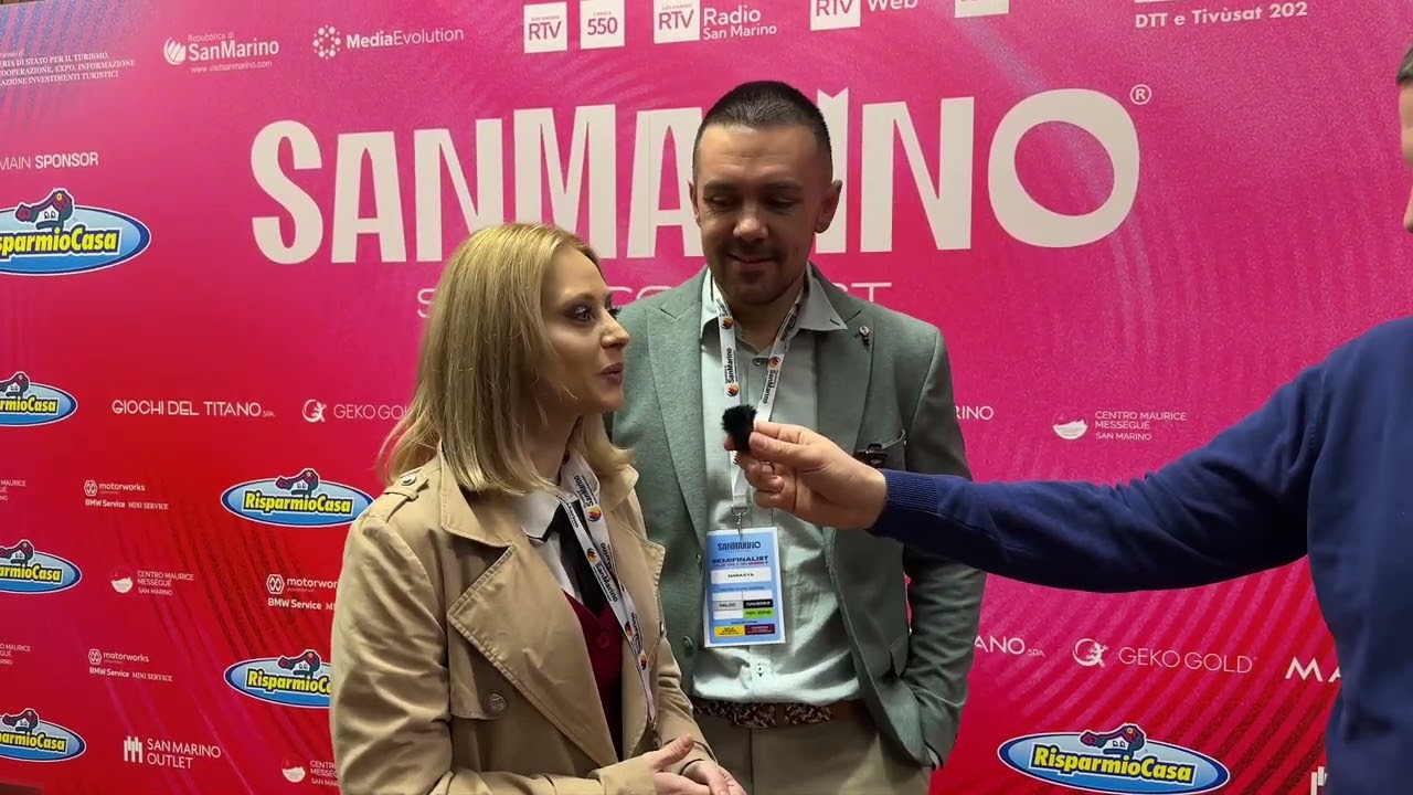 Intervista ai MARAAYA - San Marino Song Contest 2026
