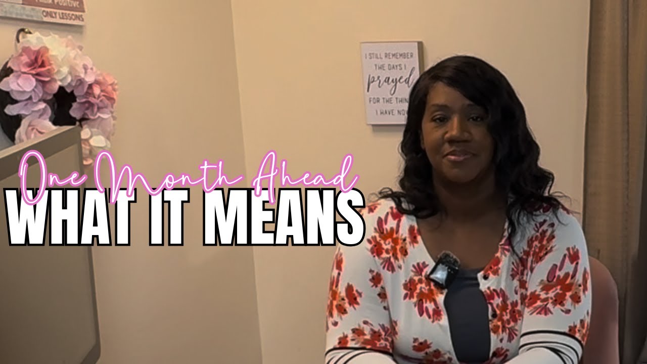 What Being One Month Ahead Actually Means (Without the Overwhelm) #personalfinance