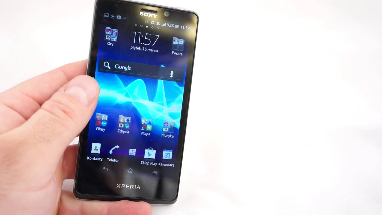 Wideoprezentacja smartfonu Sony Xperia T