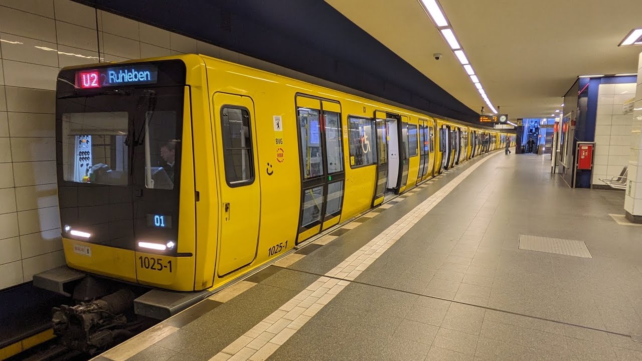 U-Bahn Berlin|Mitfahrt im IK15U auf der U2 von Pankow bis Ruhleben