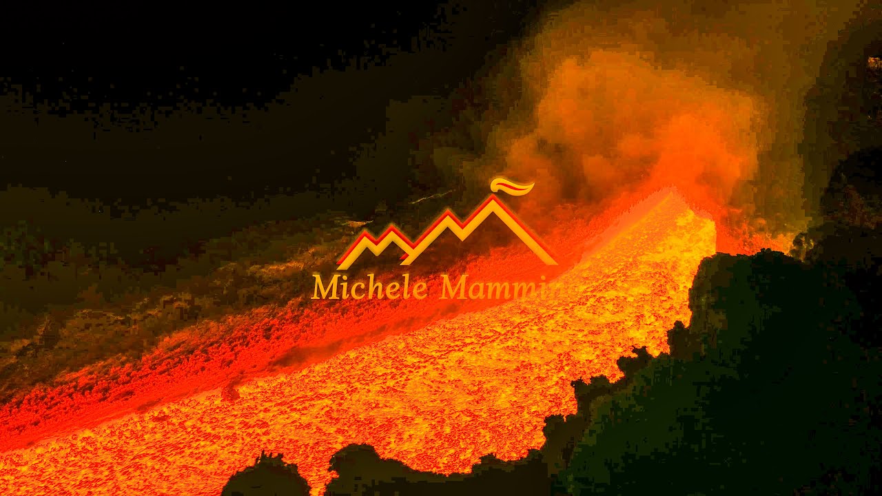 Eruzione Etna. Attività effusiva base Bocca Nuova. 16 febbraio 2025