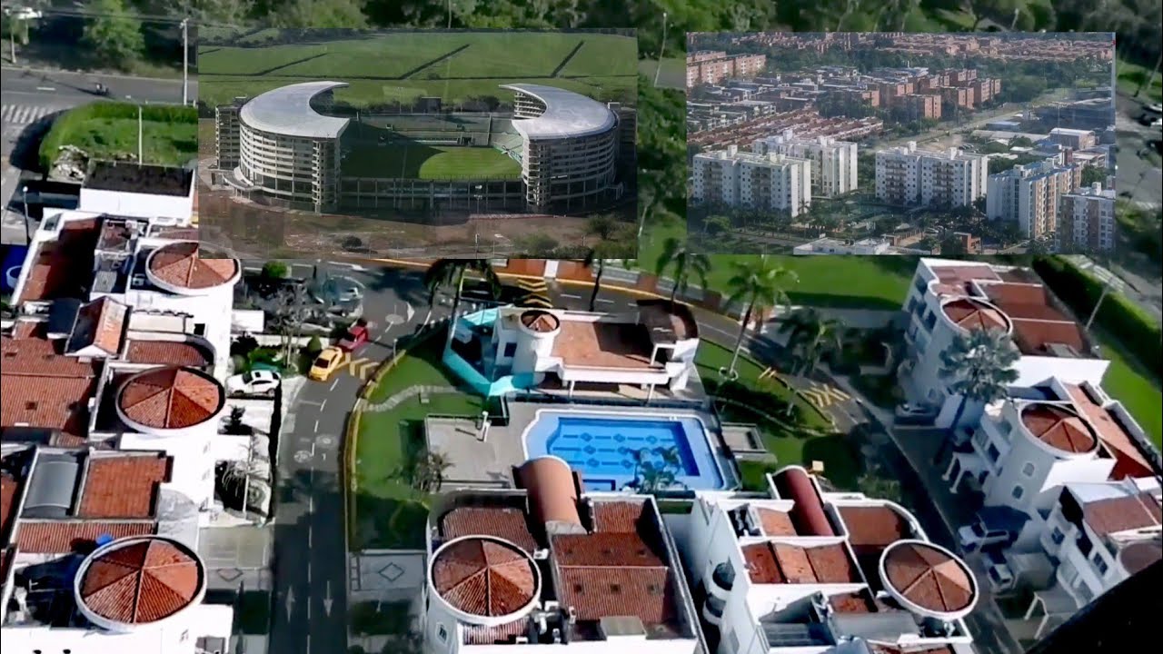 VOLANDO SOBRE  CALI COLOMBIA (SUR) en HELICOPTERO