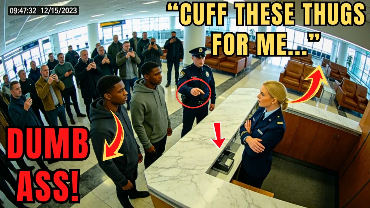 Gate Agent Calls Black Brothers 